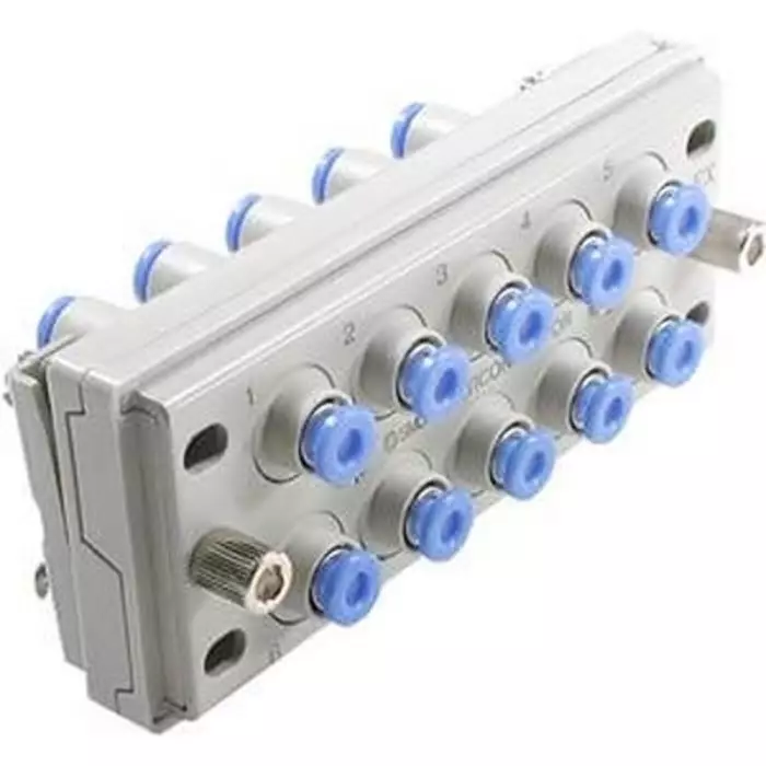 SMC KDM Series, 6 mm to 6 mm, Tube-to-Tube Connection Style, KDM20S-06