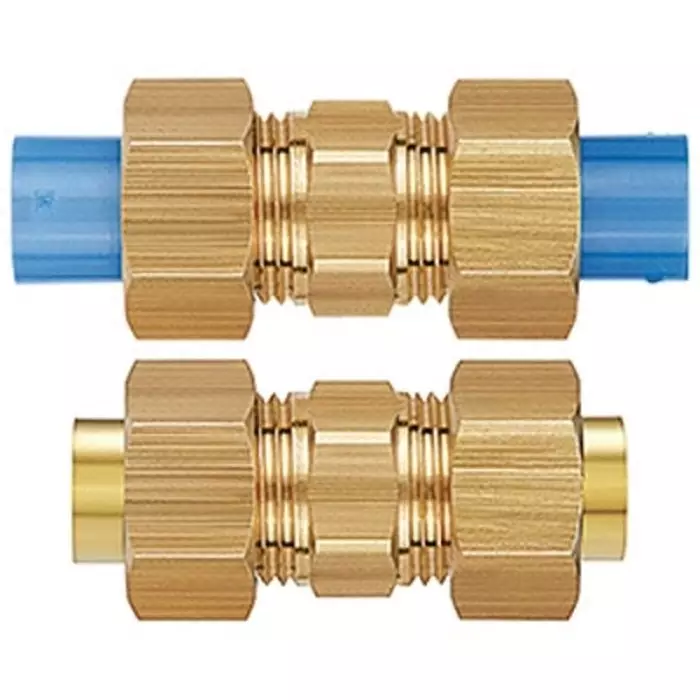 SMC KF Series Straight Fitting, 6 mm to 6 mm, Tube-to-Tube Connection Style, KFH06-00 (Pack of 10 )