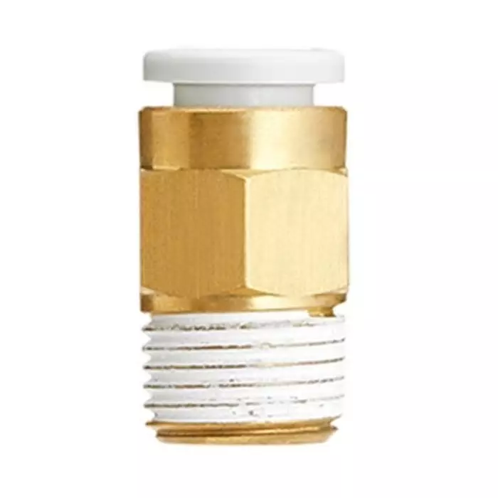 SMC KQ2 Series Male Connector, Push In 10 mm to R 1/4, Threaded-to-Tube Connection Style, KQ2H10-G04N