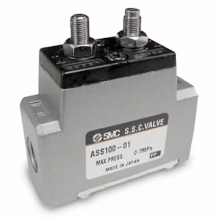 SMC ASS Series Threaded Speed Controller, Rc 3/8 Inlet Port, G 3/8 Tube Inlet Port x G 3/8 Outlet Port x G 3/8 Tube, ASS310-03