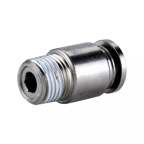 Airtac BPOC Series Hexagon Socket Metal Connector 8 mm x 1/4 inch, BPOC 802