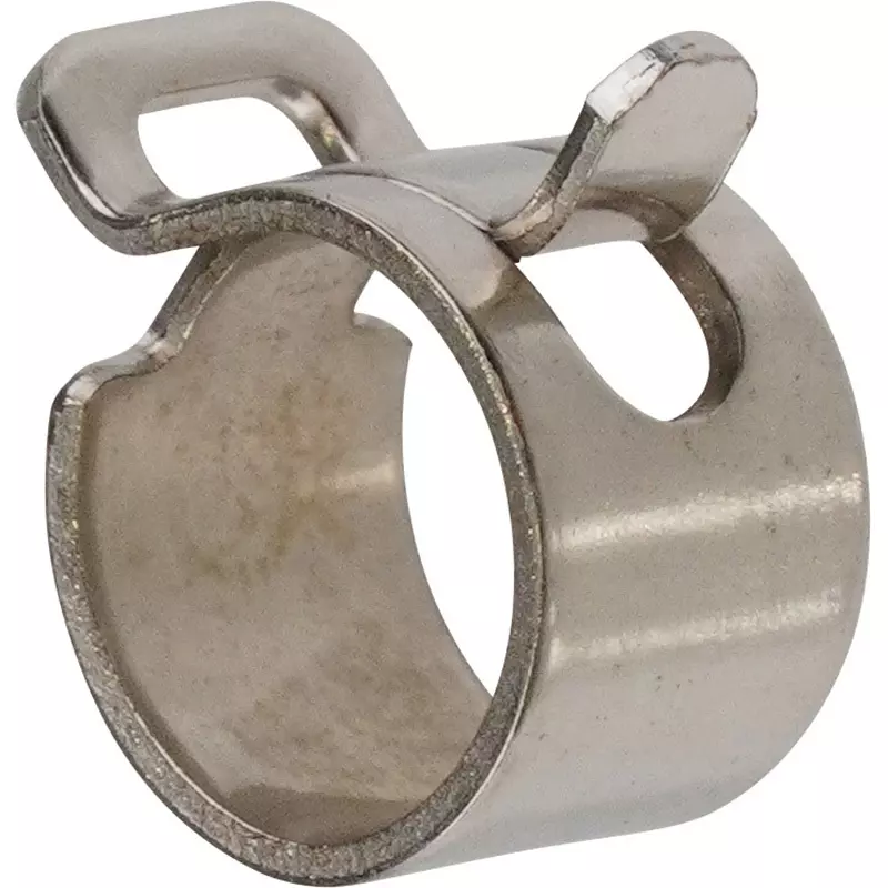 MonotaRO Hose Band Clip Type Zinc plating 0.8 mm Wall Thickness, CH10123 (Pack of 10 Pcs)