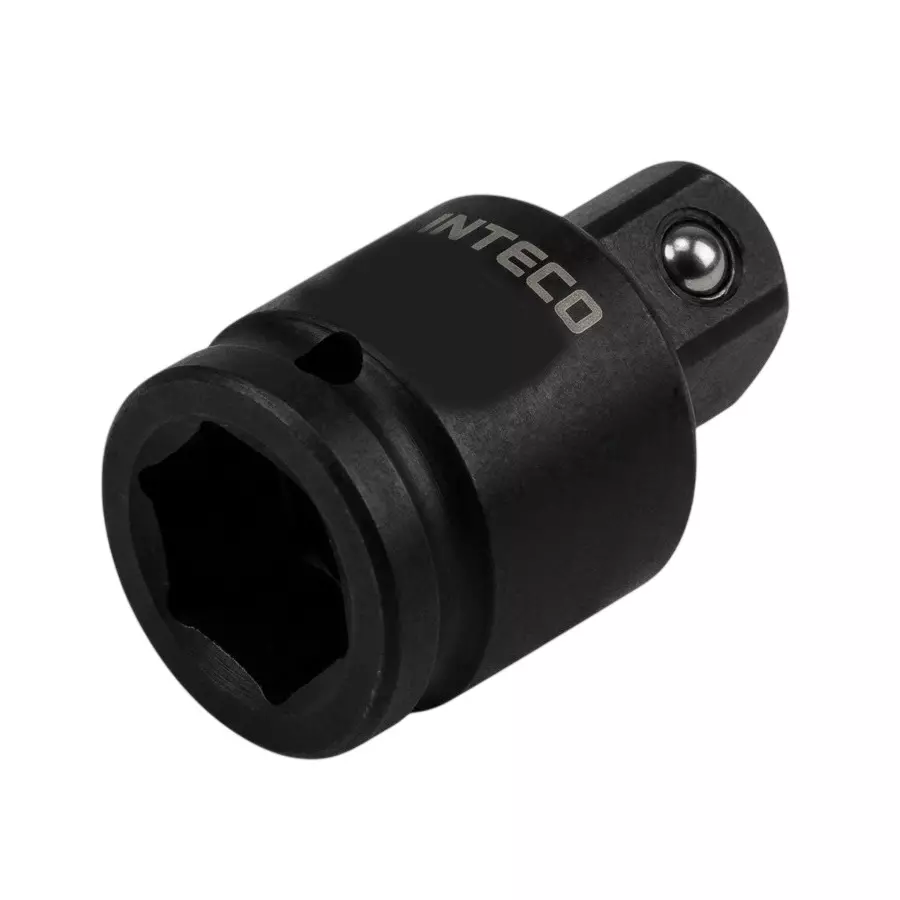 INTECO Impact Adaptor Cr-Mo 12.7 mm Female x 9.5 mm Male Drive, IS02-F4M3