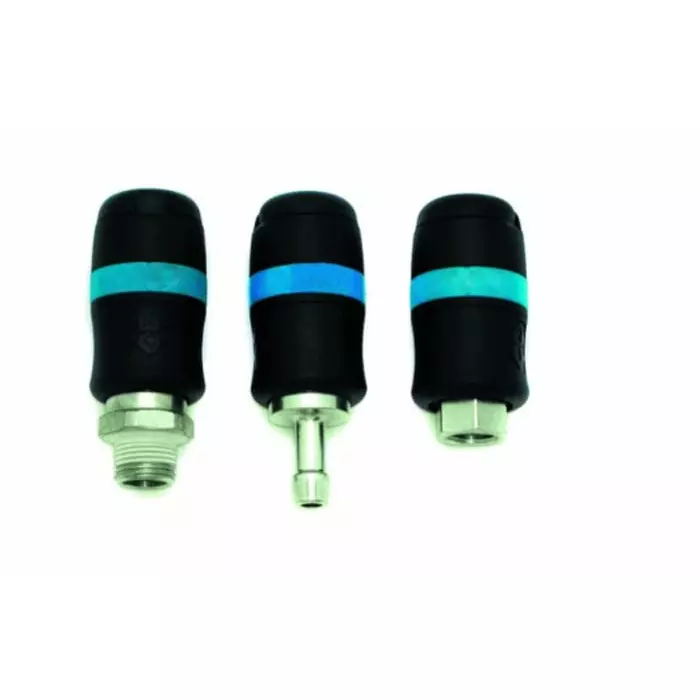 Sam Pneumatic Quick Connect Coupling Stainless Steel Female Safety 1/4 in Threaded, 19092S