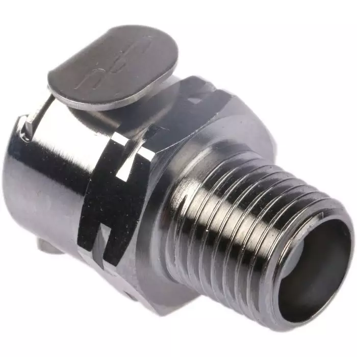 Colder Products Hose Connector Straight Threaded Coupling BSPT 1/4 inch 17.3 bar, LCD10004BSPT