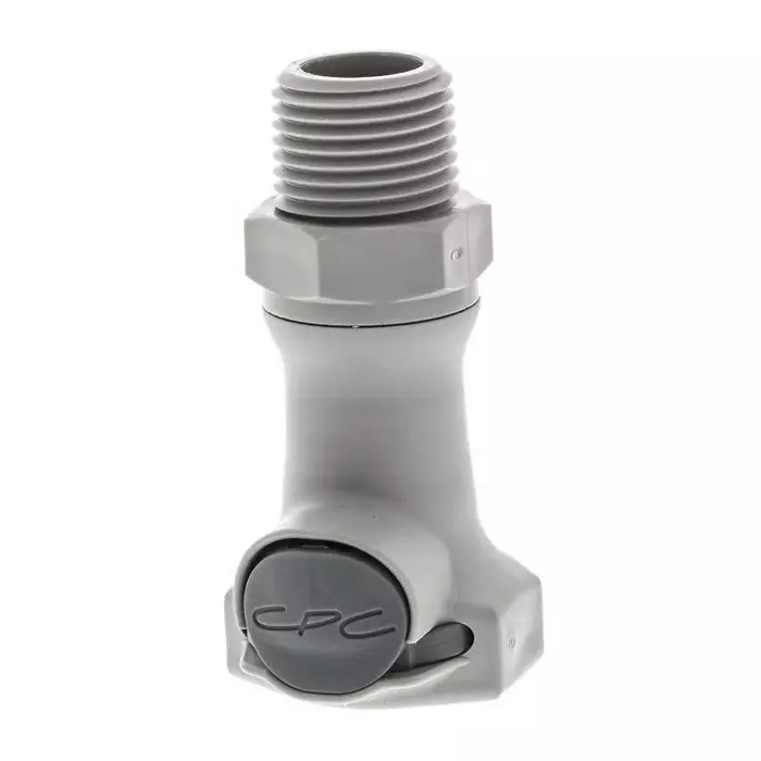 Colder Products Hose Connector Straight Threaded Coupling NPT 1/2 inch 4.2 bar, HFCD10812