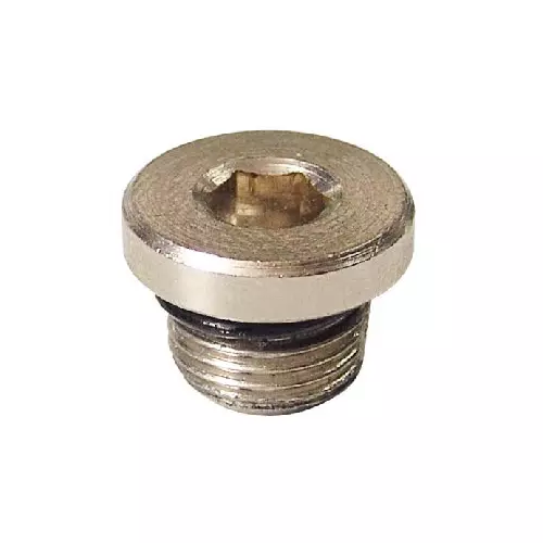 Janatics 1/2 inch (12.7 mm) Round Metal Plug, WAP063