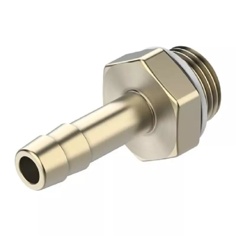 Festo Straight Fitting CP G 1/4 Male Connector A Threaded-to-Tube, N-1/4-P-9 (Bag of 10 Pcs)
