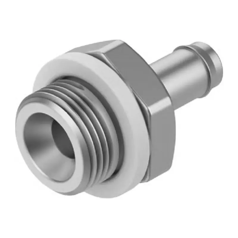 Festo Straight Fitting CRCN M5 Male Connector A Threaded-to-Tube, CRCN-M5-PK-4 (Bag of 10 Pcs)
