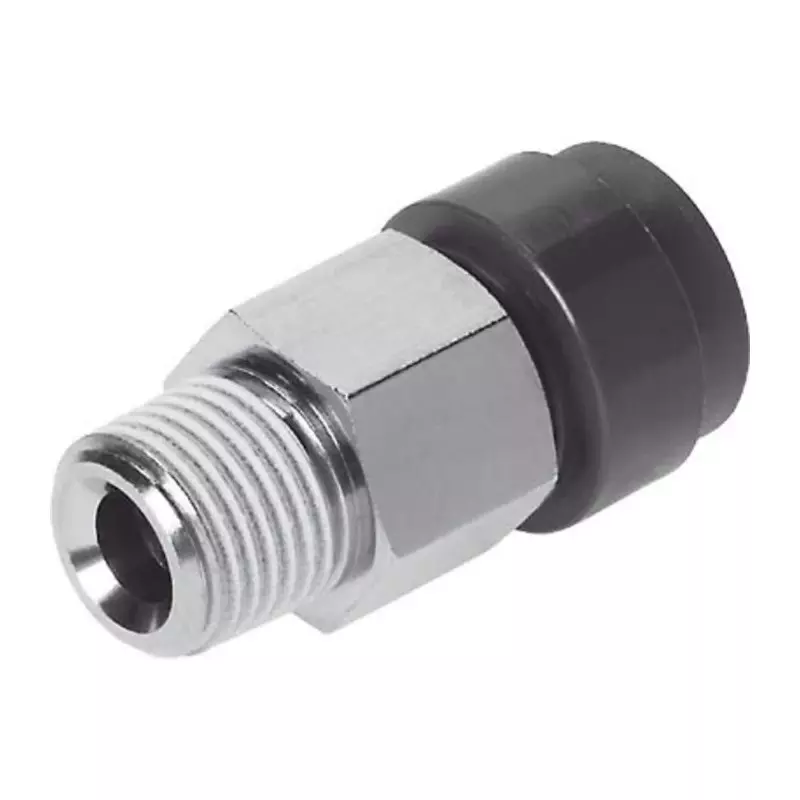 Festo Push-in Fitting QS-V0 R 1/8 Male Connector A, QS-V0-1/8-4