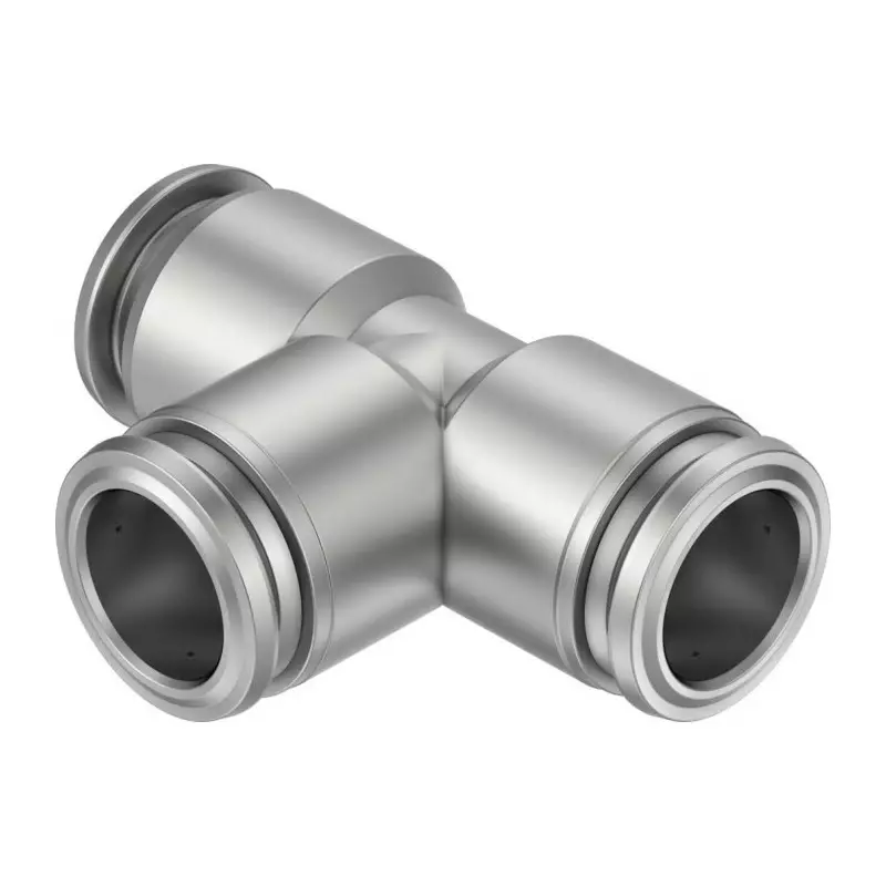 Festo T Fitting NPQR M14 Connector A Tube-to-Tube, NPQR-T-Q14-E