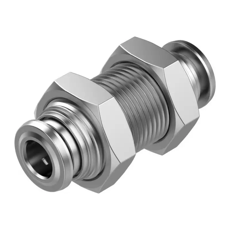 Festo Push-in Fitting NPQR Push In 6 mm Connector A Tube-to-Tube, NPQR-H-Q6-E