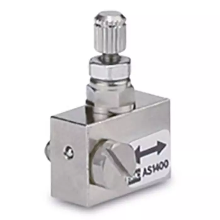 SMC AS Series Threaded Speed Controller, M3 x 0.5 Female Inlet Port, AS1400-M3