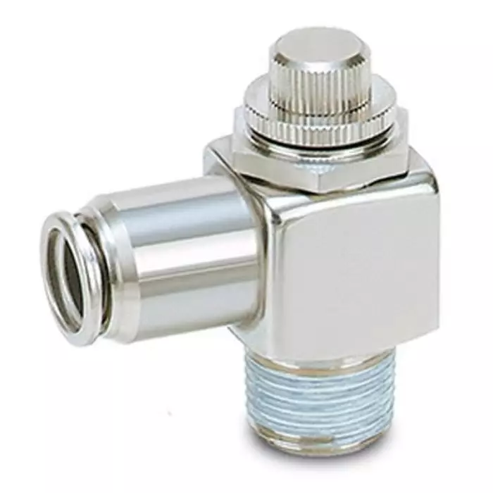 SMC ASG Series Threaded Speed Controller, R 3/8 Male Inlet Port x 10 mm Tube Outlet Port, ASG520F-03-10S