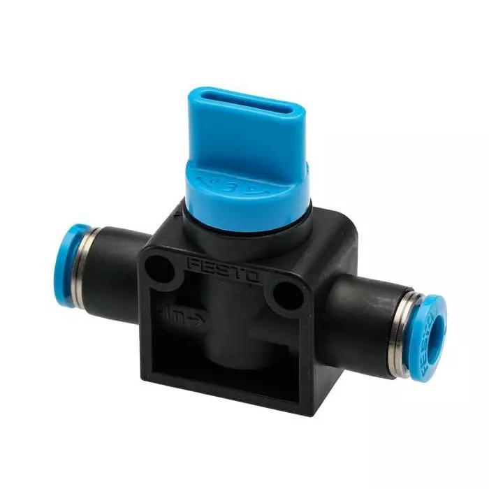 Festo HE Series Pneumatic Manual Control Valve, HE-3-QS-6