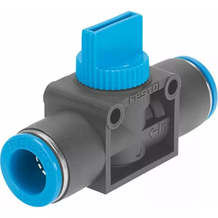 Festo HE Series Pneumatic Manual Control Valve, HE-3-QS-6