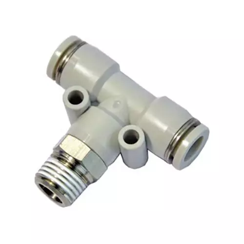 Airtac PEB Series Male Branch Tee 6 mm Dia. 1/8 inch Thread, PEB 601 D