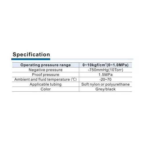 Airtac PSS Series Universal Speed Controller 10 mm x 3/8 inch, PSS 1003 D