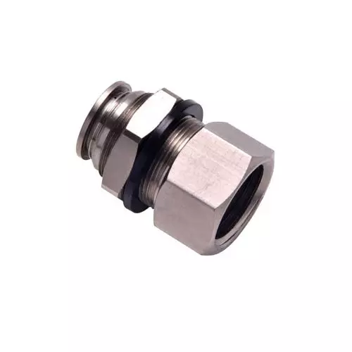 Airtac BPMF Series Metal Bulkhead Female Connector 12 mm x 1/2 inch, BPMF 1204