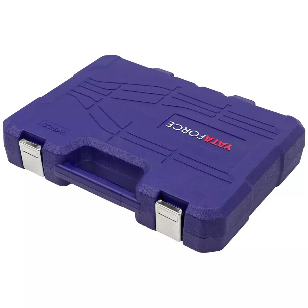 yataforce-94-pcs-socket-kit-with-ratchet-wrenches-chrome-vanadium-steel-14-12-inch-635-127-mm-size-silver-for-home-garage-auto-repairs-use