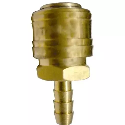 INTECO R Series Rectus Type QRC Socket Hose One Touch 6.35 mm (1/4 Inch), RSH20 (Pack of 100)