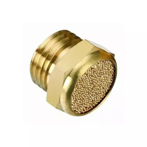 CONACT Brass Button Silencer V Series Brass 15 mm