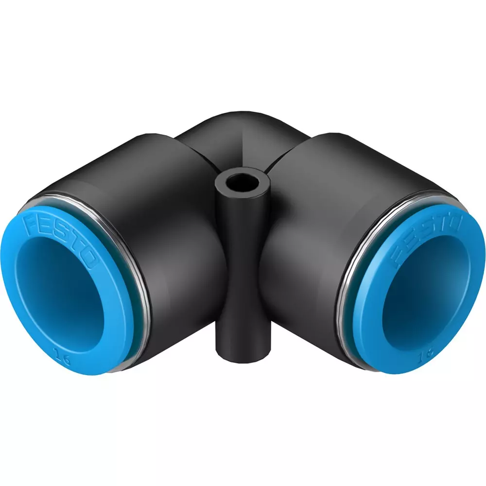 FESTO Push-in L-Connector PBT Housing Material 13 mm Nominal Size, QSL-16-20 (Pack of 10)