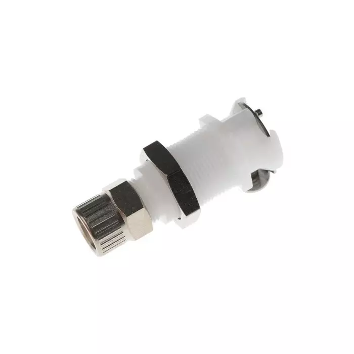 Colder Products Hose Connector Straight Threaded Coupling PTF 3/8 inch 1/4 inch Inner Dia 8.3 bar, PLCD12006