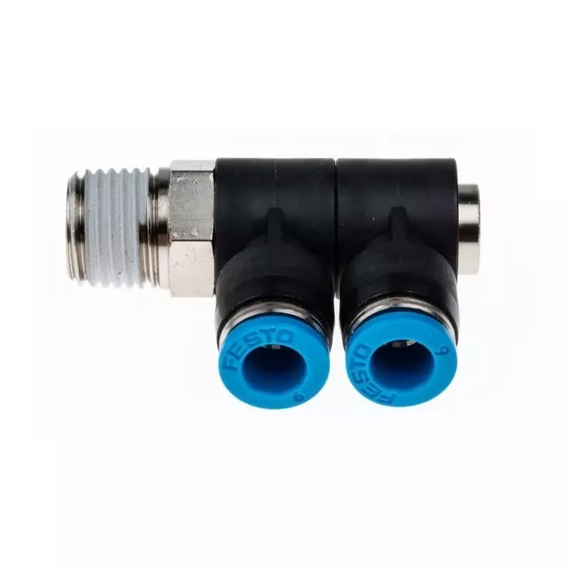 Festo Multi-Connector Fitting QSLV Connector A Threaded-to-Tube, QSLV2-1/4-6