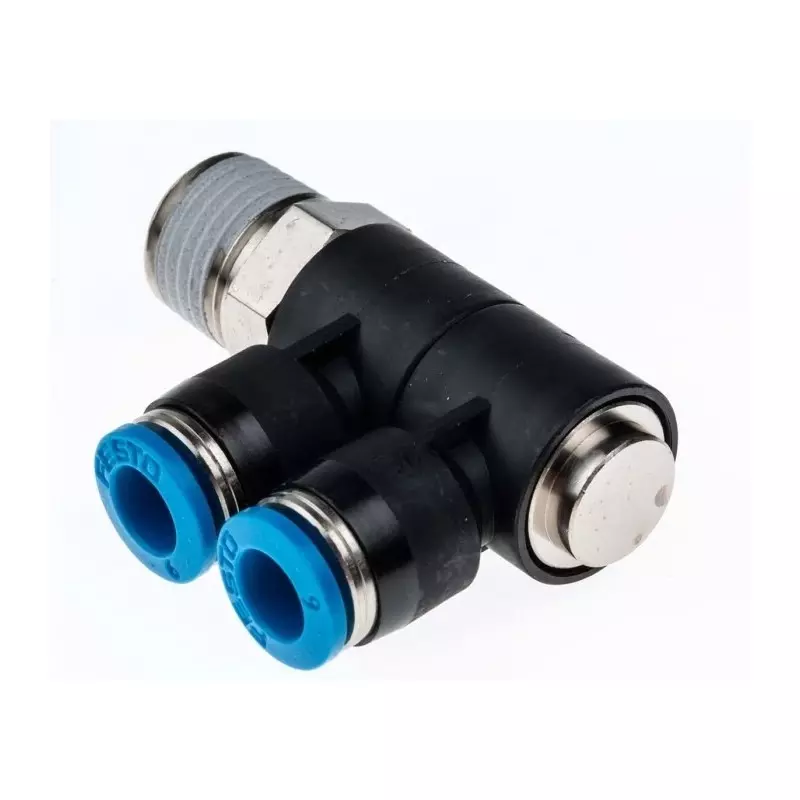 Festo Multi-Connector Fitting QSLV Connector A Threaded-to-Tube, QSLV2-1/4-6