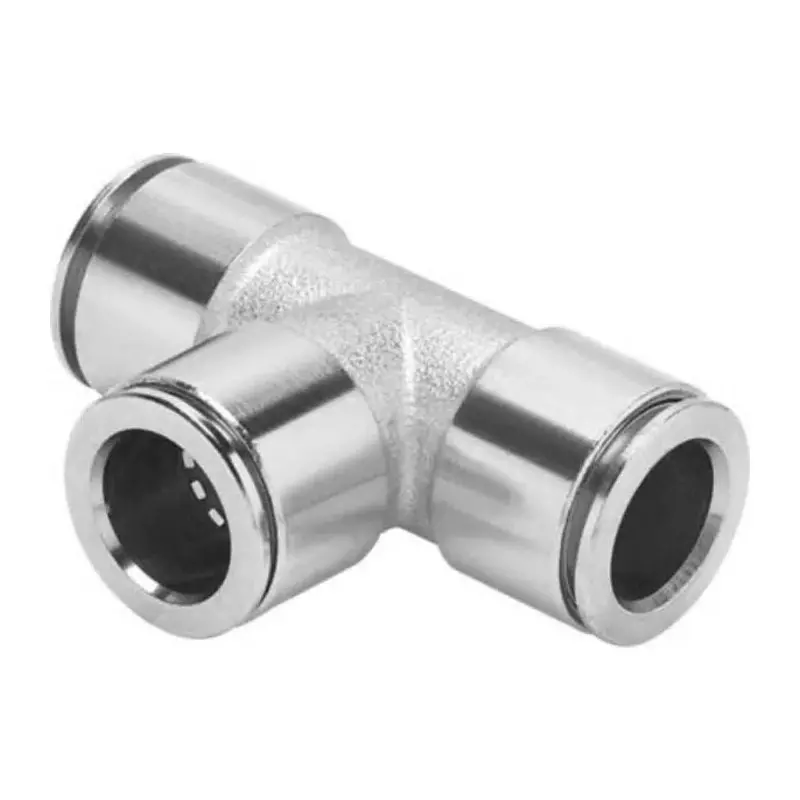 Festo Tee Tube-to-Tube Adaptor NPQM Connector A Tube-to-Tube, NPQM-T-Q8-E-P10 (Bag of 10 Pcs)