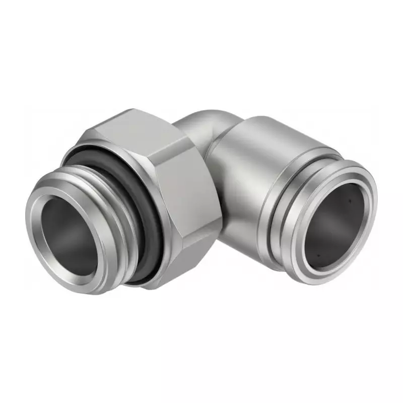 Festo Push-in Fitting NPQR G 1/2 Male Connector A Threaded-to-Tube, NPQR-L-G12-Q14