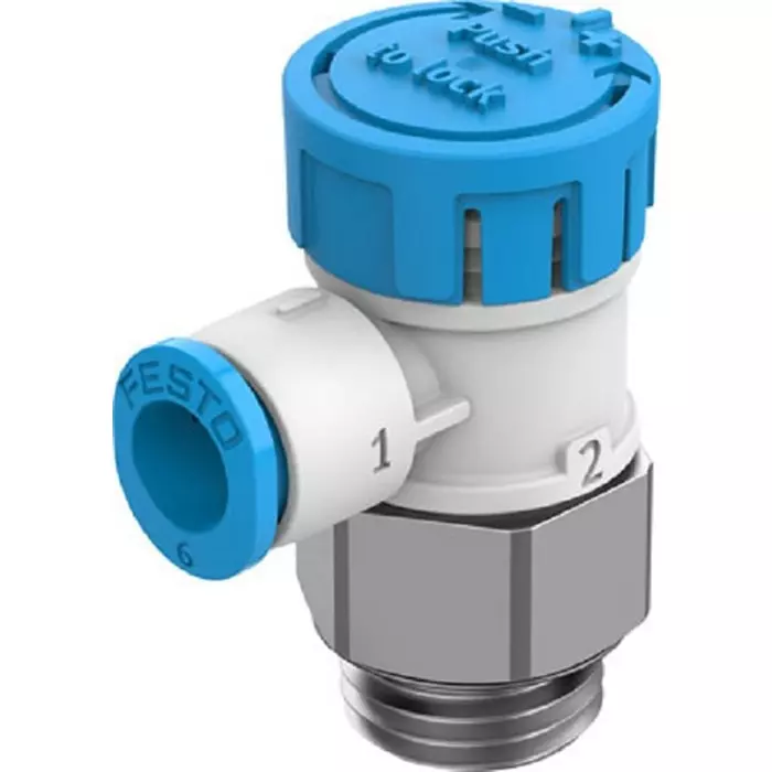 Festo VFOE Series Pneumatic Manual Control Valve, VFOE-LE-T-G14-Q6
