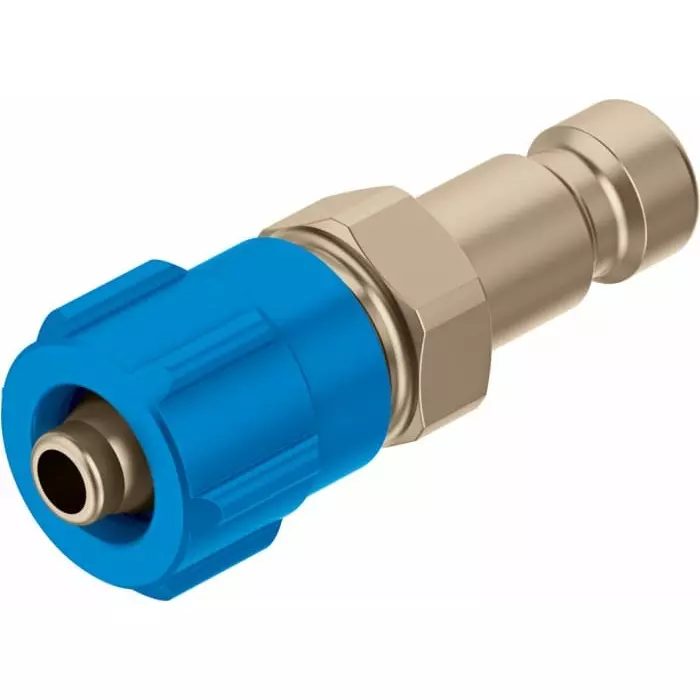 Festo Brass Pneumatic Quick Connect Coupling, KS2-CK-3