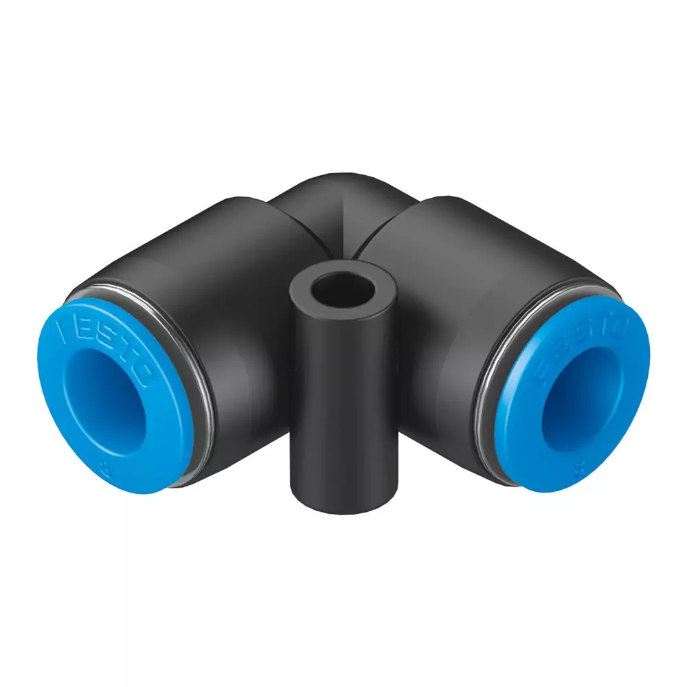 FESTO Push-in L-Connector PBT Housing Material (Pack of 10) (Nominal Size 2.8 to 13 mm)