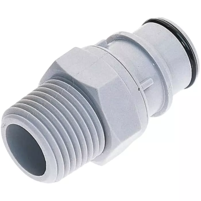 Colder Products Hose Connector Straight Threaded Coupling NPT 3/8 inch 4.2 bar, HFCD24612