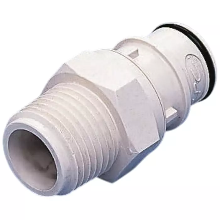 Colder Products Hose Connector Straight Threaded Coupling BSPT 1/2 inch 8.6 bar, HFCD24835BSPT