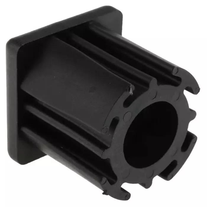 RS PRO Square Nylon Tube Insert 1000 Kg Static Load Capacity (Pack of 4)