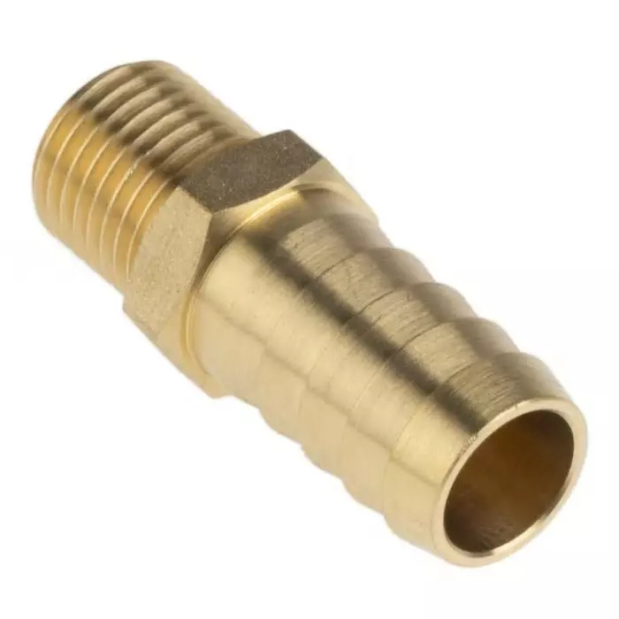 RS PRO Hose Connector Hose Tail Adaptor G 1/4 inch 1/2 inch Inner Dia (Pack of 2)