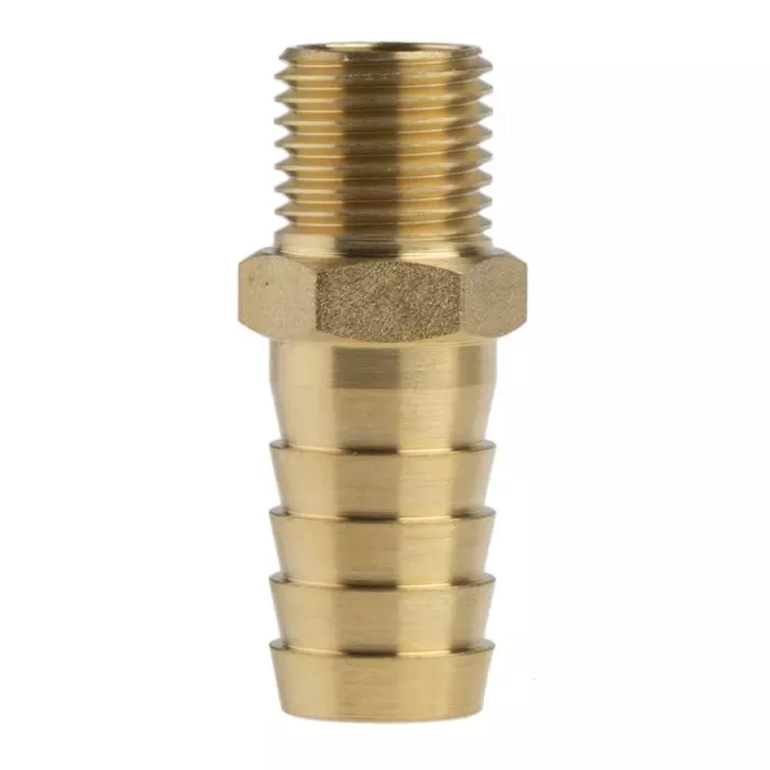 RS PRO Hose Connector Hose Tail Adaptor G 1/4 inch 1/2 inch Inner Dia (Pack of 2)