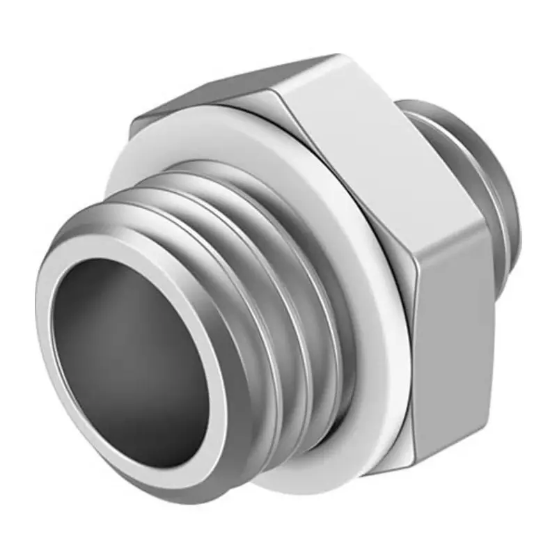 Festo Nipple NPFC-DS G 1/4 Connector A Threaded, NPFC-DS-G18-G14-M