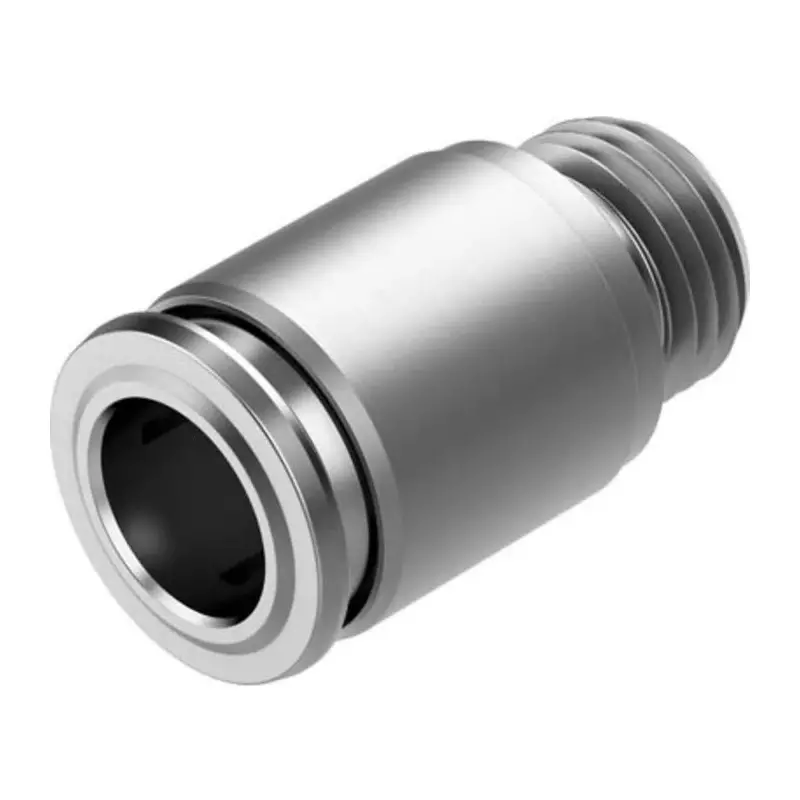 Festo Bulkhead Fitting NPQR-DK-G1 G 1/4 Male Connector A, NPQR-DK-G14-Q10