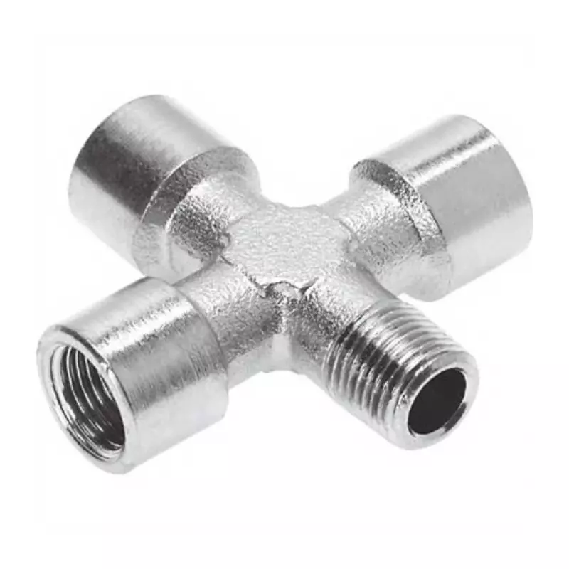 Festo Bulkhead Fitting NPFC-X-R12-3G R 1/2 Connector A Threaded, NPFC-X-R12-3G12-MFFF (Pack of 10 Pcs)