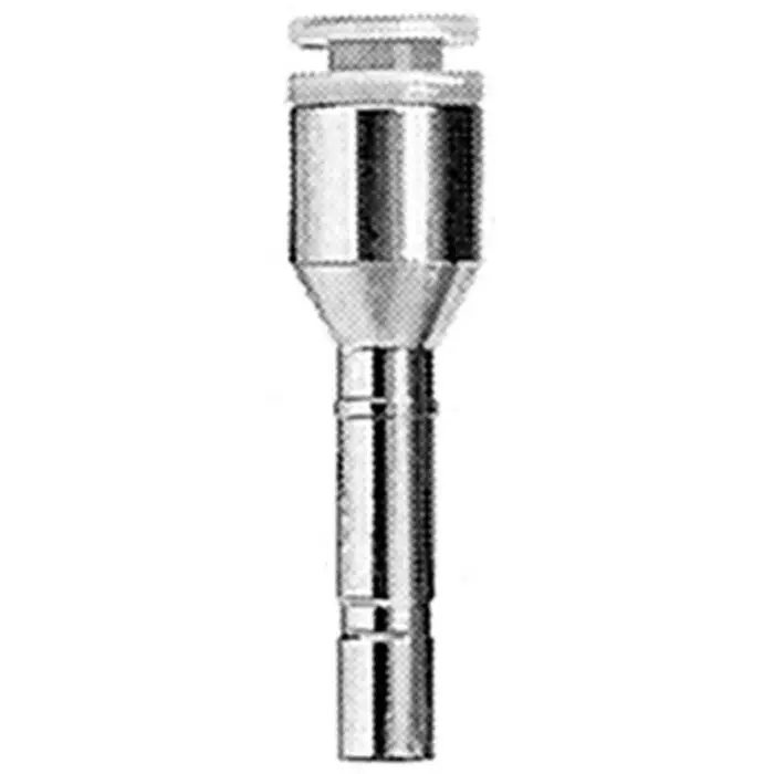 SMC KC Series Plug, 8 mm to 8 mm, Tube-to-Tube Connection Style, KCH08-99 (Pack of 10 )