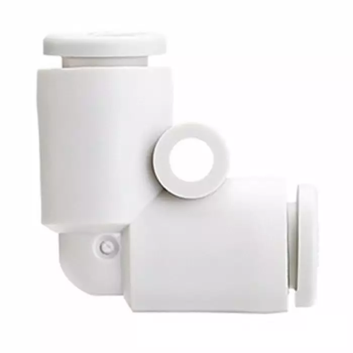 SMC KQ2L Series Elbow Fitting, 5/32 in to 5/32 inch, Tube-to-Tube Connection Style, KQ2L03-00A (Pack of 10 )