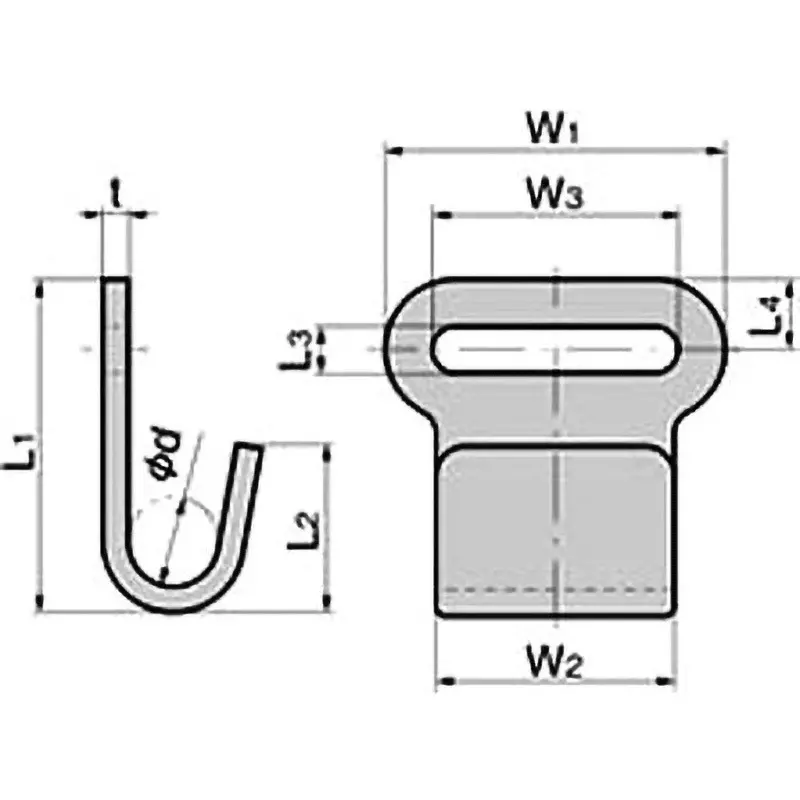 TAKIGEN Stainless Steel Terminal Fittings Electroless Nickel Plating, C-1994-C-3