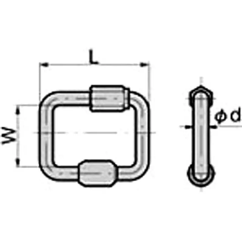 TAKIGEN Terminal Fittings Stainless Steel Gloss Barrel Polishing 25 mm Belt Width, C-1994-G-3