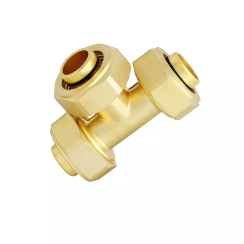 Quickpex Reduced Tee Brass ASTMF 1281-2005 25x20 mm, RT182520