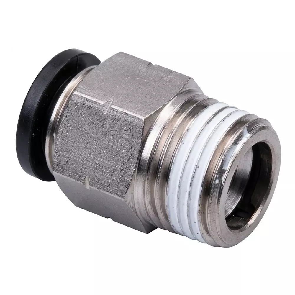 rtqd-pc-straight-male-connector-black-cap-heavy-fitting-14-mm-outer-diameter-and-12-inch-127-mm-thread-size-for-industrial-automation-14-04-12