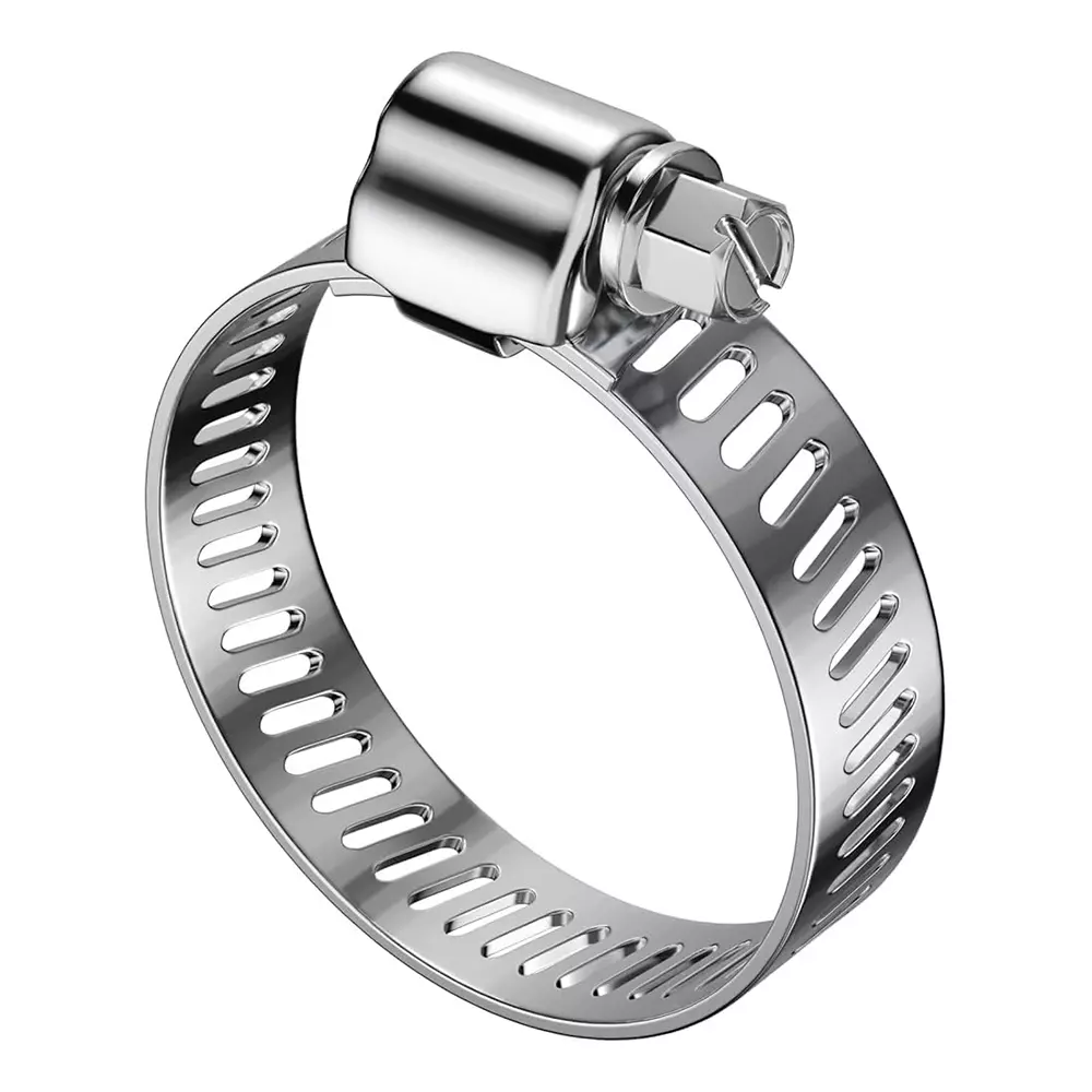 Generic Hose Clamps 6-12 mm Worm Drive Stainless Steel Silver (Pack of 20)